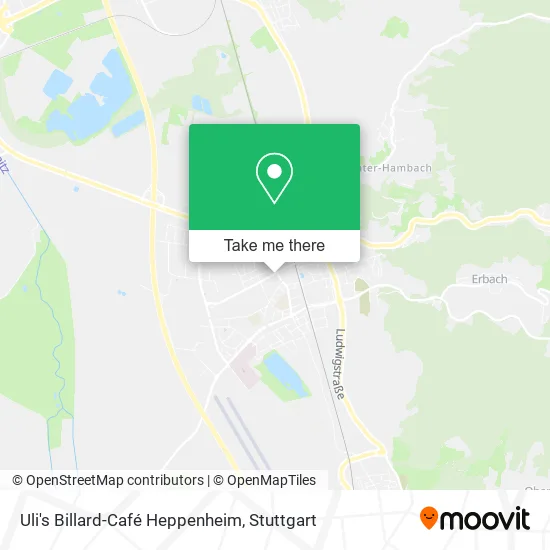 Карта Uli's Billard-Café Heppenheim