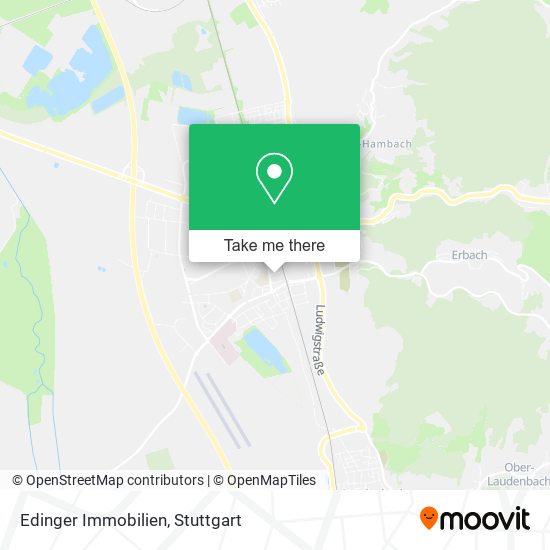 Карта Edinger Immobilien