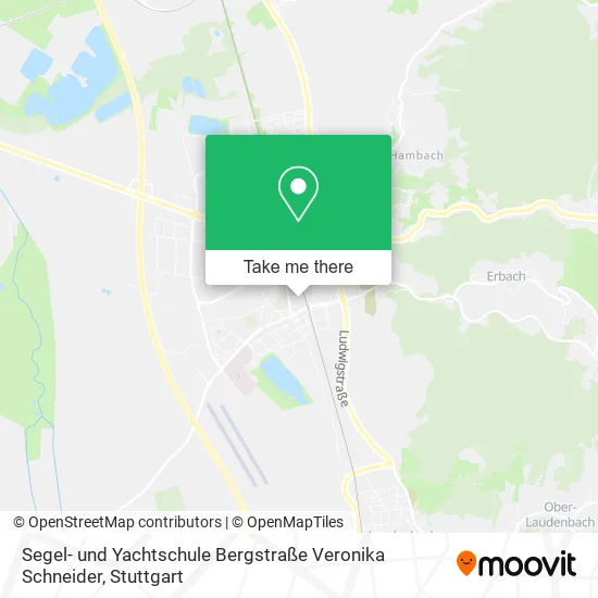 Карта Segel- und Yachtschule Bergstraße Veronika Schneider