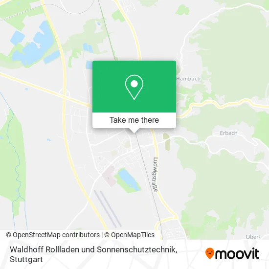 Карта Waldhoff Rollladen und Sonnenschutztechnik