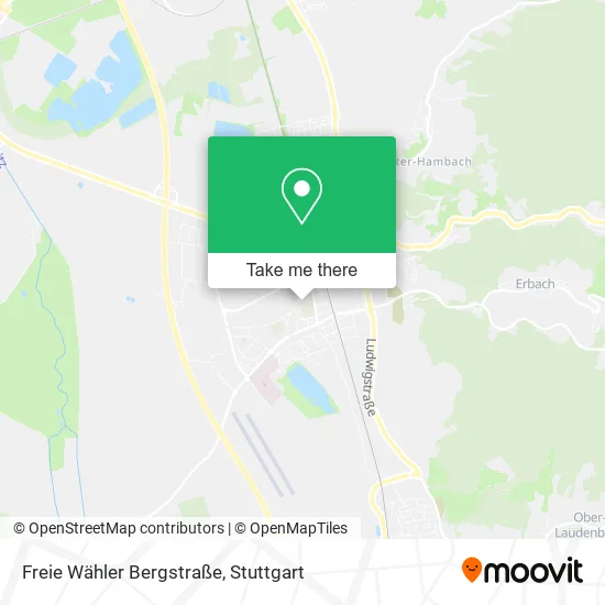 Карта Freie Wähler Bergstraße