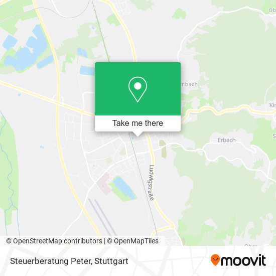 Steuerberatung Peter map