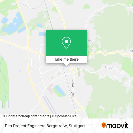 Карта Peb Project Engineers Bergstraße