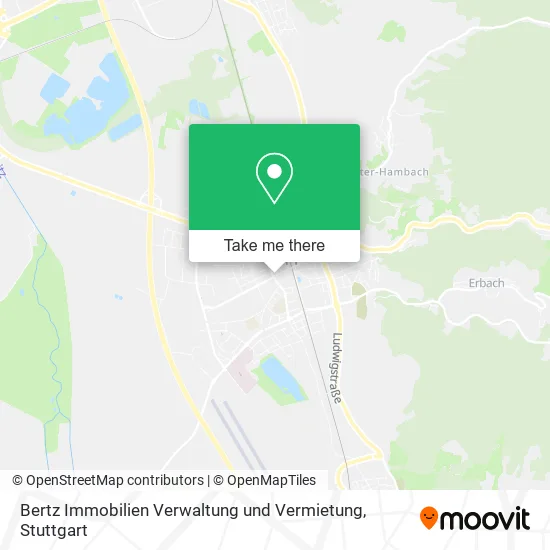 Карта Bertz Immobilien Verwaltung und Vermietung