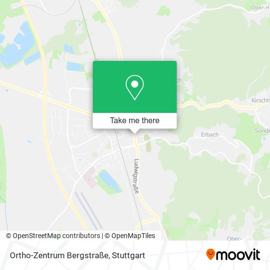 Карта Ortho-Zentrum Bergstraße