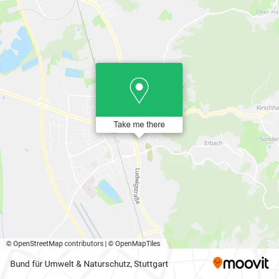 Карта Bund für Umwelt & Naturschutz