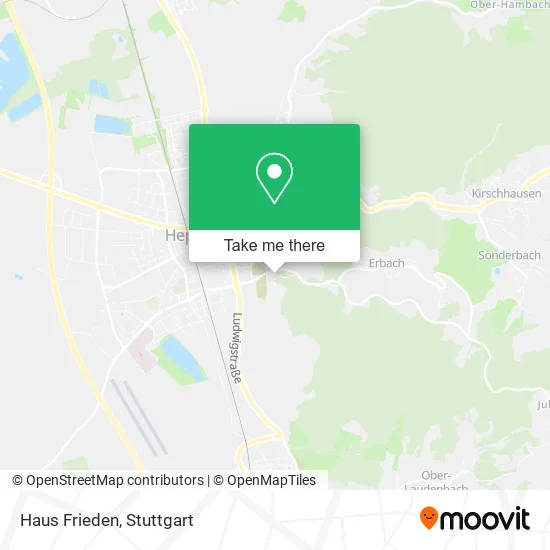 Карта Haus Frieden