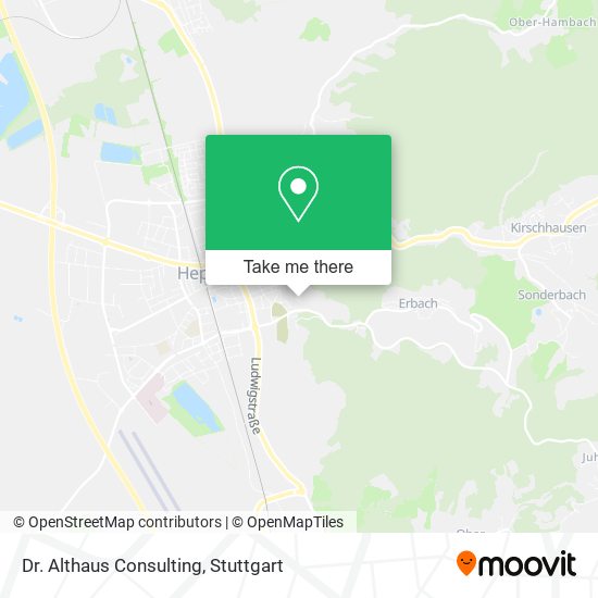 Dr. Althaus Consulting map