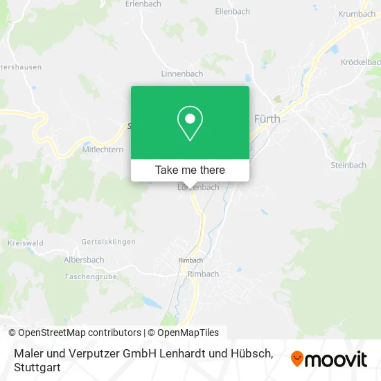 Карта Maler und Verputzer GmbH Lenhardt und Hübsch