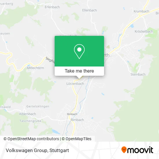 Карта Volkswagen Group