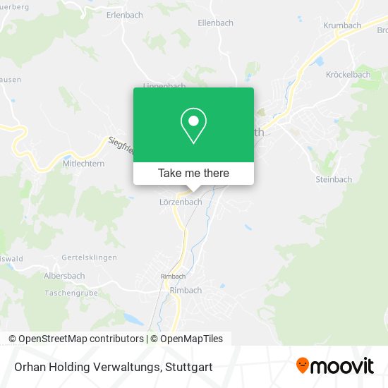 Orhan Holding Verwaltungs map
