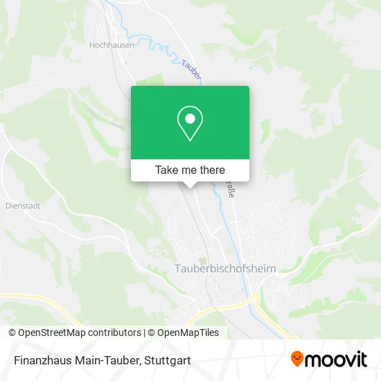 Карта Finanzhaus Main-Tauber