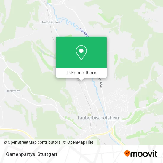 Карта Gartenpartys