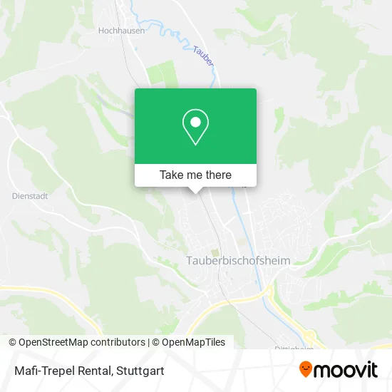 Карта Mafi-Trepel Rental