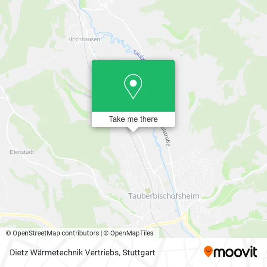 Карта Dietz Wärmetechnik Vertriebs