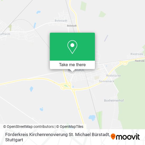 Карта Förderkreis Kirchenrenovierung St. Michael Bürstadt