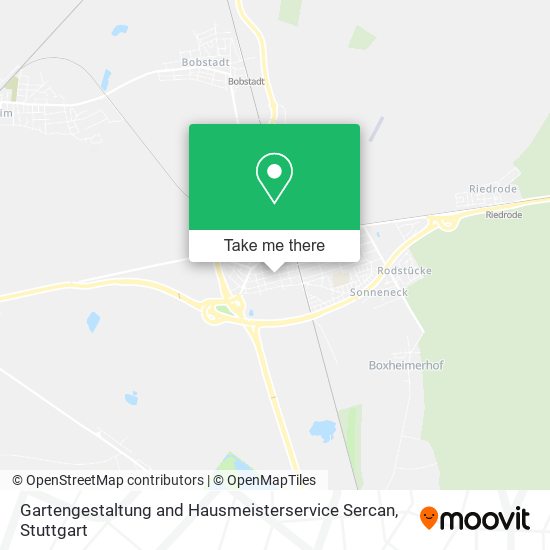 Gartengestaltung and Hausmeisterservice Sercan map