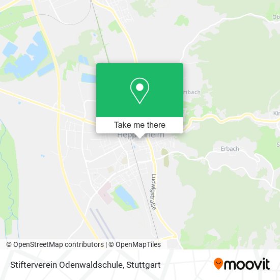 Карта Stifterverein Odenwaldschule