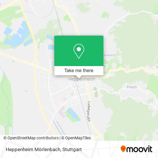 Heppenheim Mörlenbach map