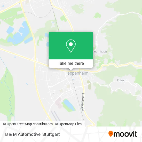 Карта B & M Automotive