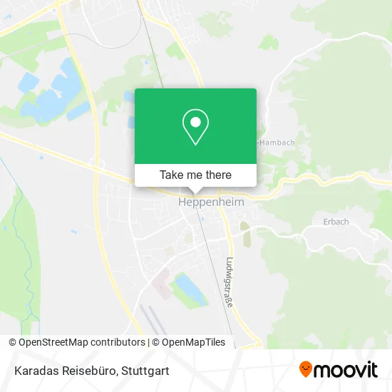 Карта Karadas Reisebüro