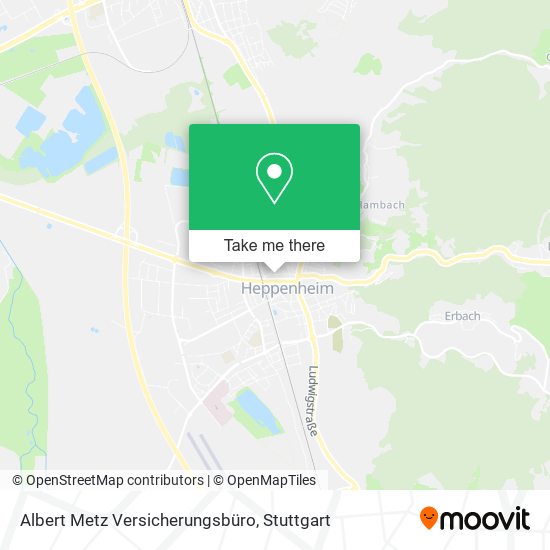 Albert Metz Versicherungsbüro map