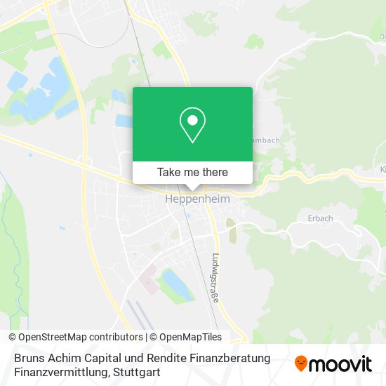 Bruns Achim Capital und Rendite Finanzberatung Finanzvermittlung map