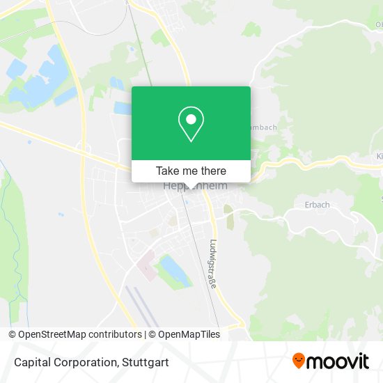 Capital Corporation map