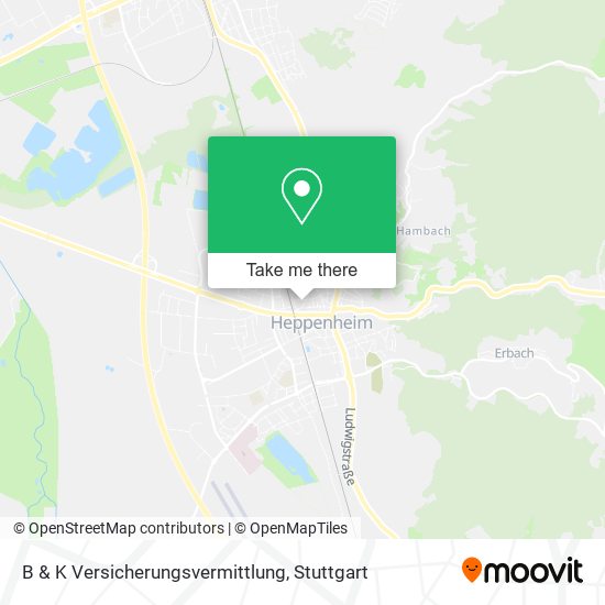 B & K Versicherungsvermittlung map