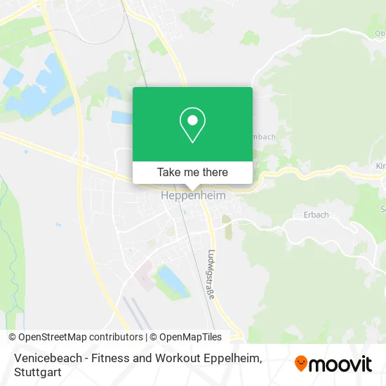 Карта Venicebeach - Fitness and Workout Eppelheim