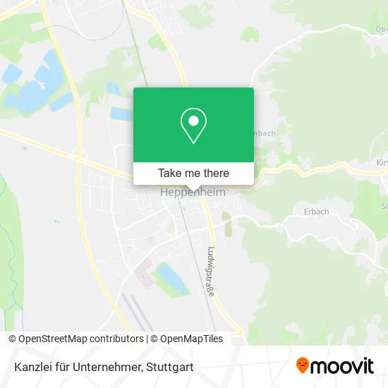 Карта Kanzlei für Unternehmer
