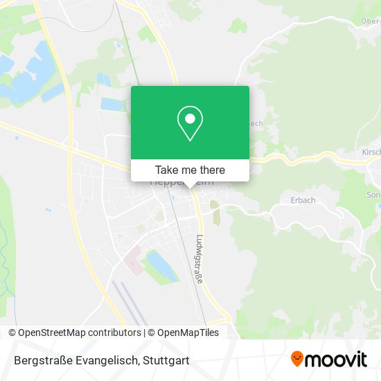 Bergstraße Evangelisch map