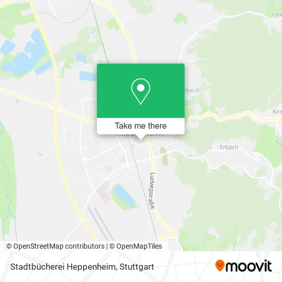 Карта Stadtbücherei Heppenheim