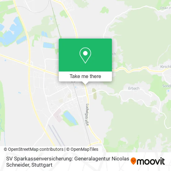 Карта SV Sparkassenversicherung: Generalagentur Nicolas Schneider