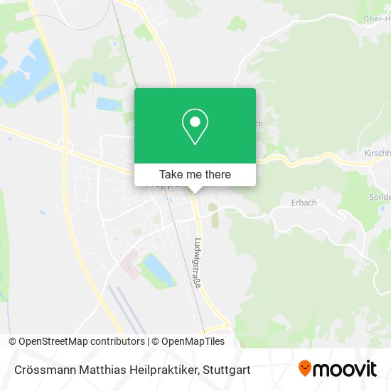 Crössmann Matthias Heilpraktiker map