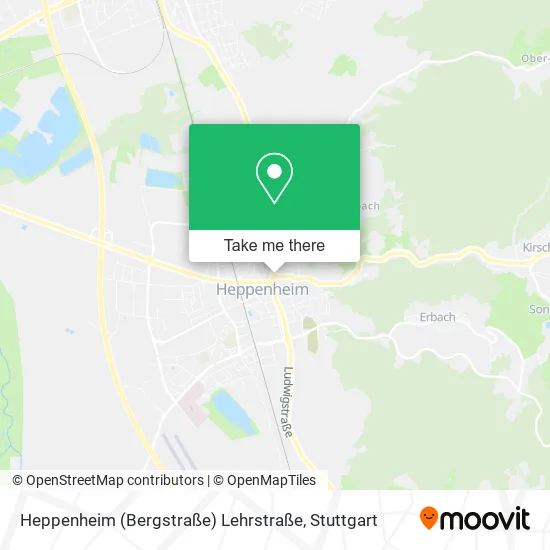 Карта Heppenheim (Bergstraße) Lehrstraße