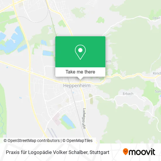 Карта Praxis für Logopädie Volker Schalber