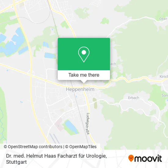 Карта Dr. med. Helmut Haas Facharzt für Urologie