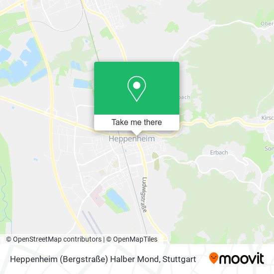 Heppenheim (Bergstraße) Halber Mond map