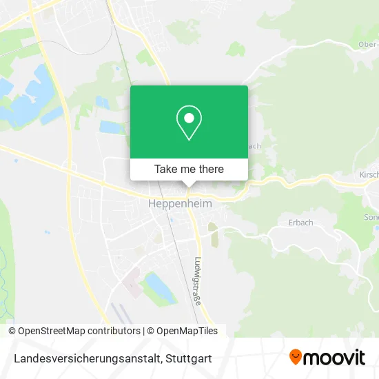 Карта Landesversicherungsanstalt