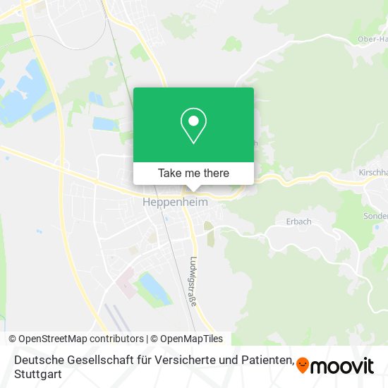 Deutsche Gesellschaft für Versicherte und Patienten map