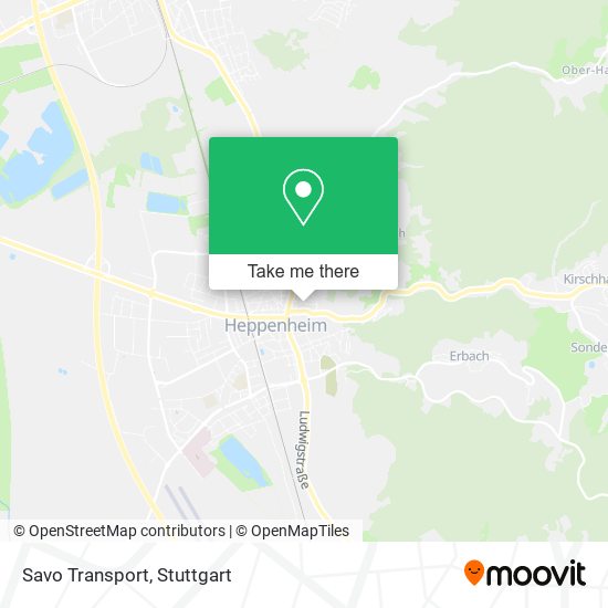 Savo Transport map