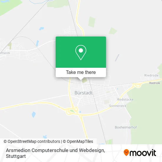 Карта Arsmedion Computerschule und Webdesign