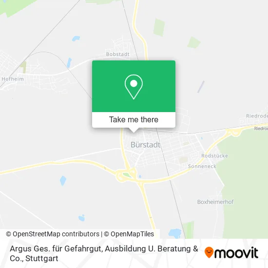 Карта Argus Ges. für Gefahrgut, Ausbildung U. Beratung & Co.