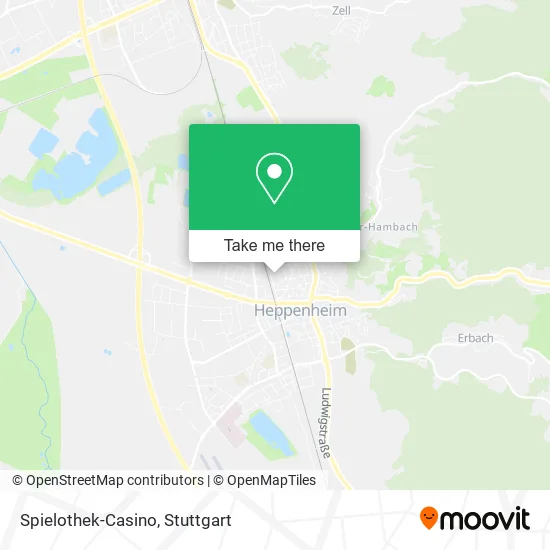Карта Spielothek-Casino
