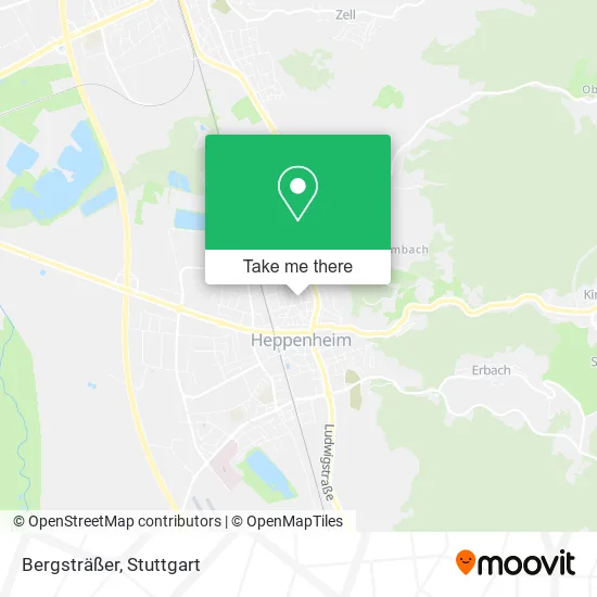 Карта Bergsträßer