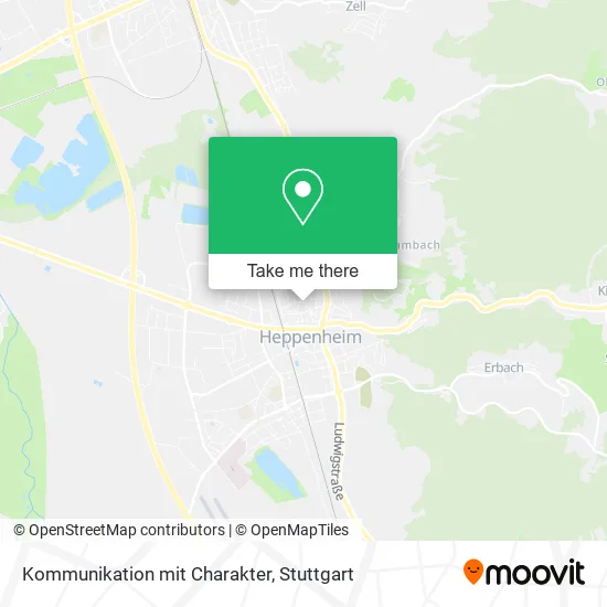 Карта Kommunikation mit Charakter