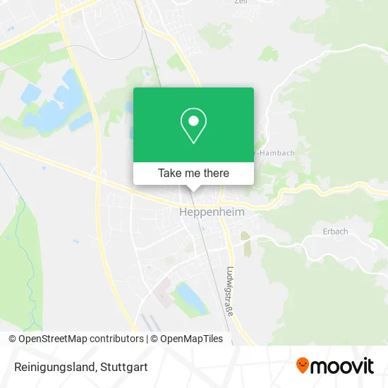 Карта Reinigungsland