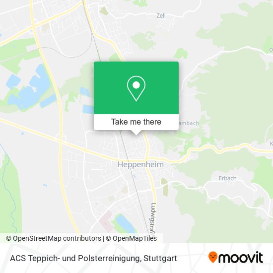 ACS Teppich- und Polsterreinigung map