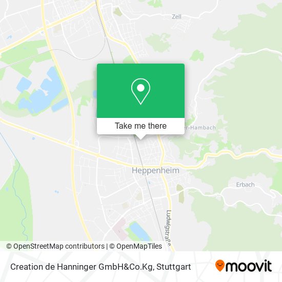 Creation de Hanninger GmbH&Co.Kg map